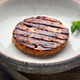 veggie burger on plate